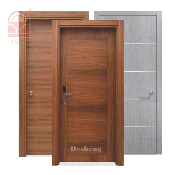 Bedroom Doors For HDF Veneer Painting Solid Wood Exterior Hotel Others Wooden Interior Door(old)