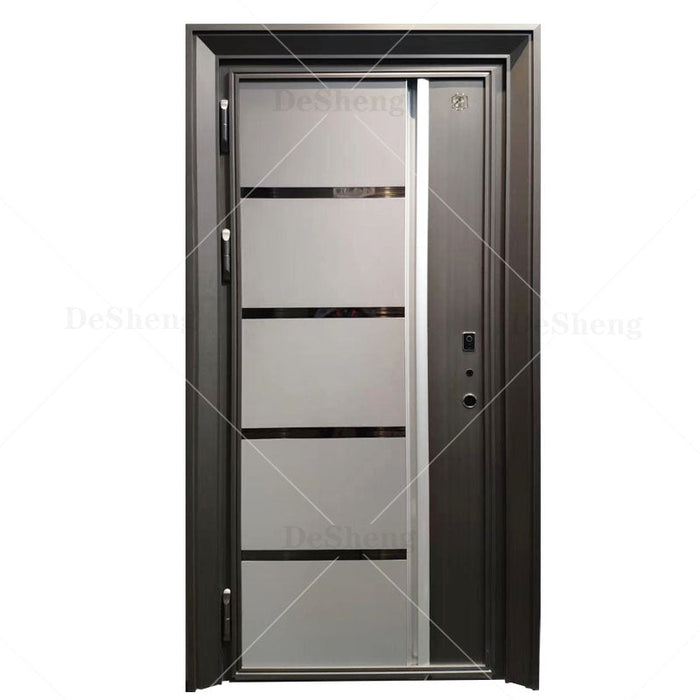 Factory Wholesale Custom Simple Design Hotel Entrance Door Security Exterior Doors Solid Wood Door for Home