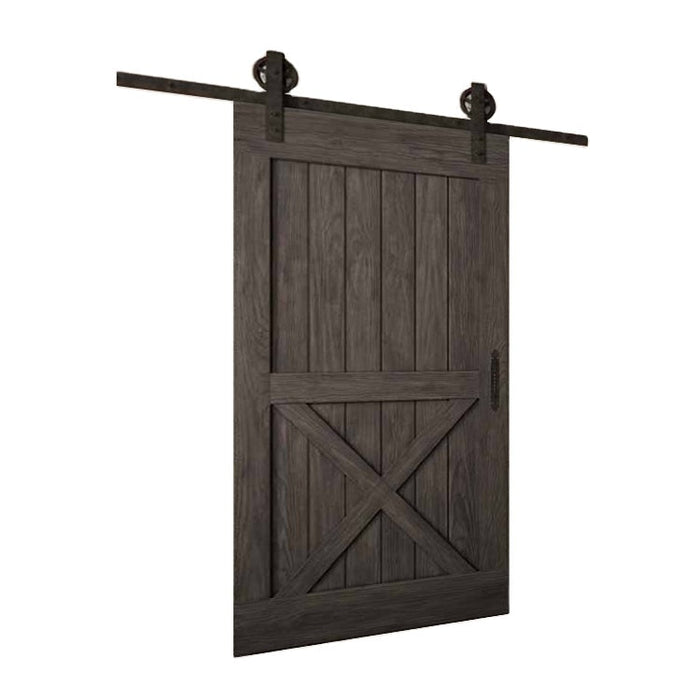 New Arrivals Hot Selling Products Carbon Steel Industrial Sliding Barn Door Rail For Wood Door Design