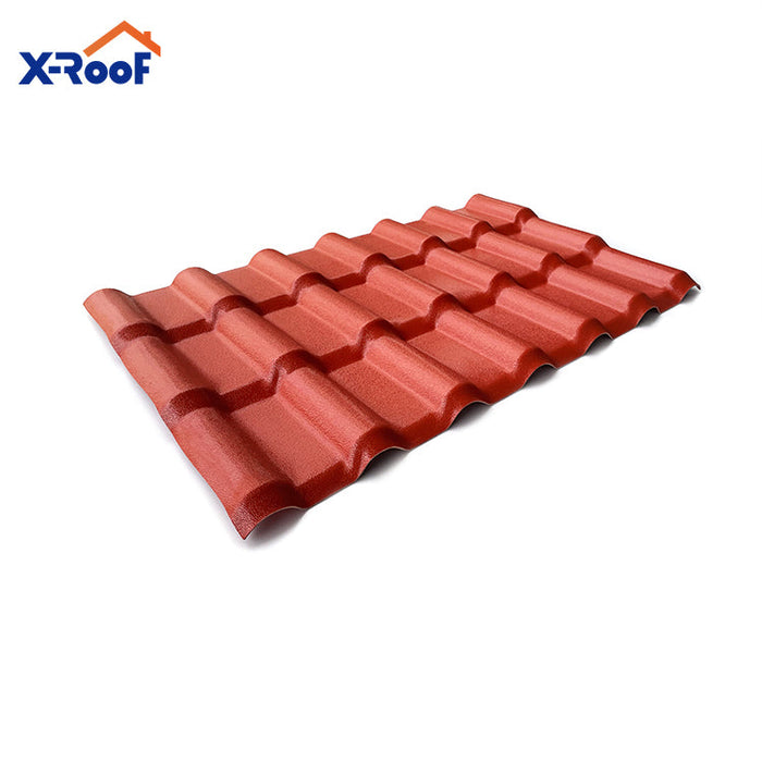 light weight roof sheet Fireproof synthetic roofing best quality colored pvc roof sheet