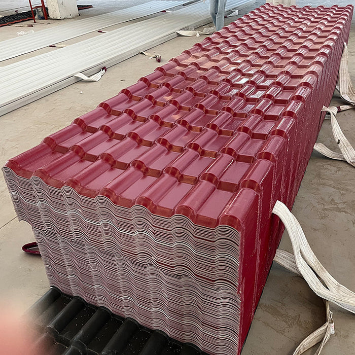 pvc corrugated roof tile anti corrosion pvc plastic roof tile for house for residential synthetic resin roof