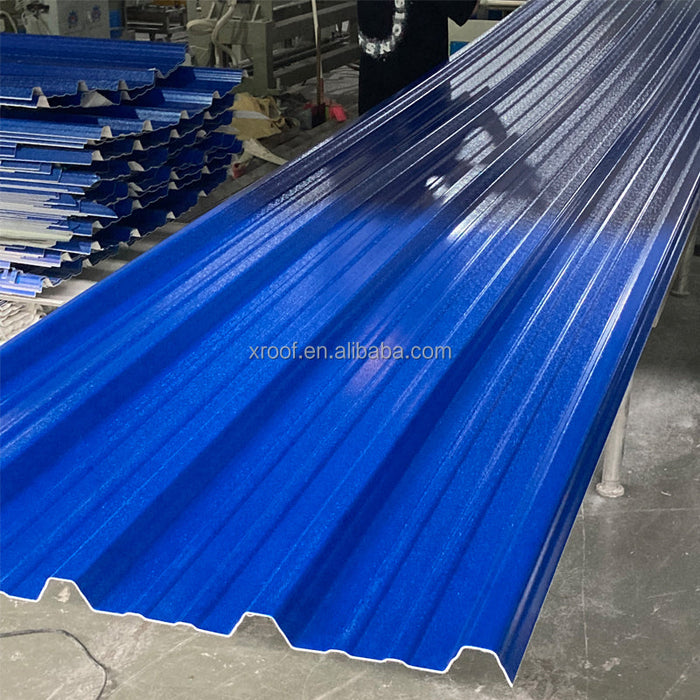 pvc plastic roof covering Thermal insulated pvc roofing waterproof pvc plates for roof for high plant