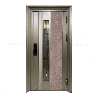 House Front Entrance 304 Stainless Steel Door Home Security Anti-Theft Bullet-Proof Door.