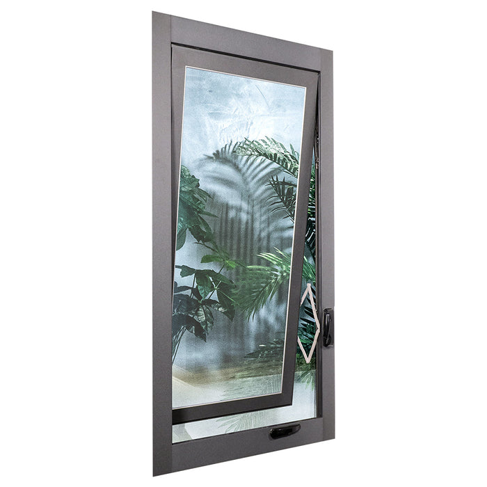 Germany Brand Hardware Two Way Opening Double Glazed Tempered Aluminium Tilt Turn Windows