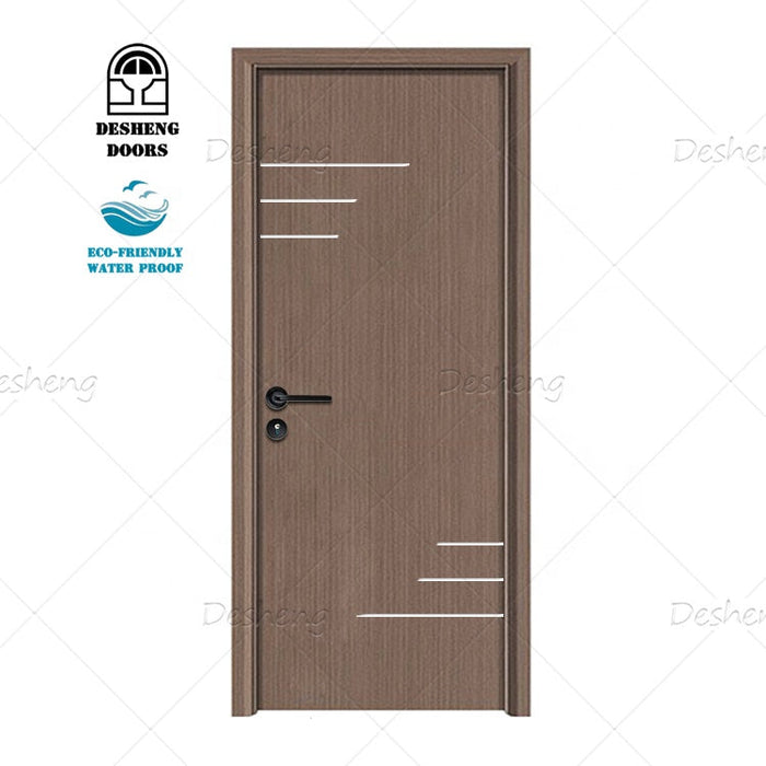 High Quality Interior Door Simple Modern Designs Waterproof Solid Wooden Doors Prices for Hotel Room