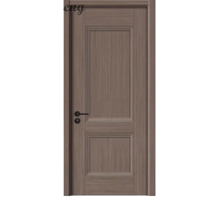 Hot Selling Apartment Doors With Frames Simple Modern Designs Solid Wooden Doors Interior for Hotel