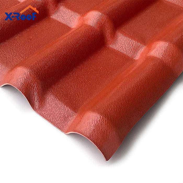 resin roof sheet Thermal insulation spanish style resin roof upvc roofing twinwall waterproof cheap building materials for house