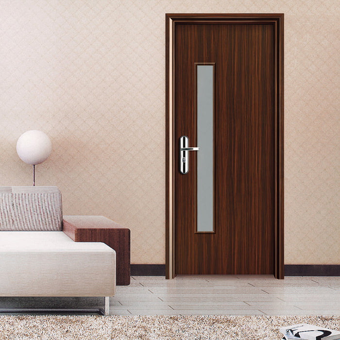 Wood Grain MDF Board Puertas Interior MDF Door skin Bathroom Toilet Door