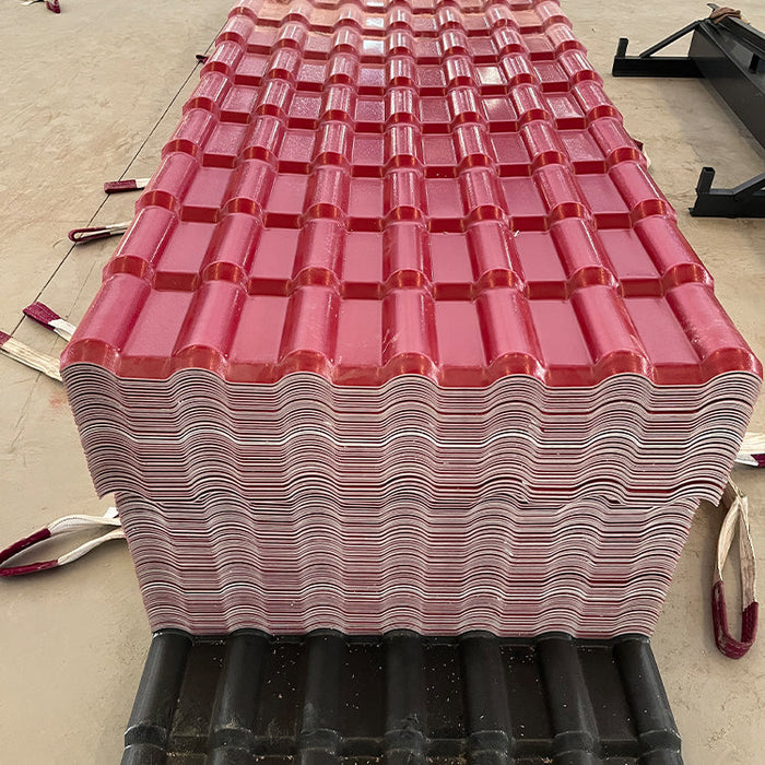 pvc corrugated roof tile anti corrosion pvc plastic roof tile for house for residential synthetic resin roof