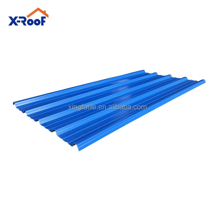 high impact resistance long span upvc roofing Waterproof fireproof plastic upvc roofing sheet heat insulated roof sheet