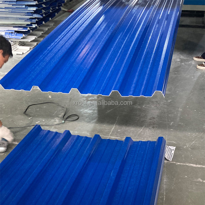 pvc plastic roof covering Thermal insulated pvc roofing waterproof pvc plates for roof for high plant