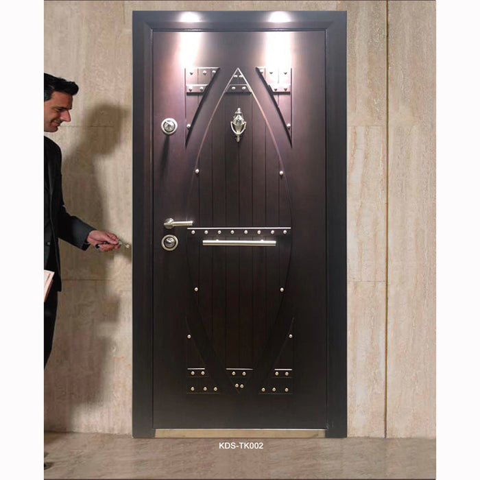 Best Selling Superior Quality Latest Design Turkish Entrance Metal Exterior Front Steel Security Door For Sale