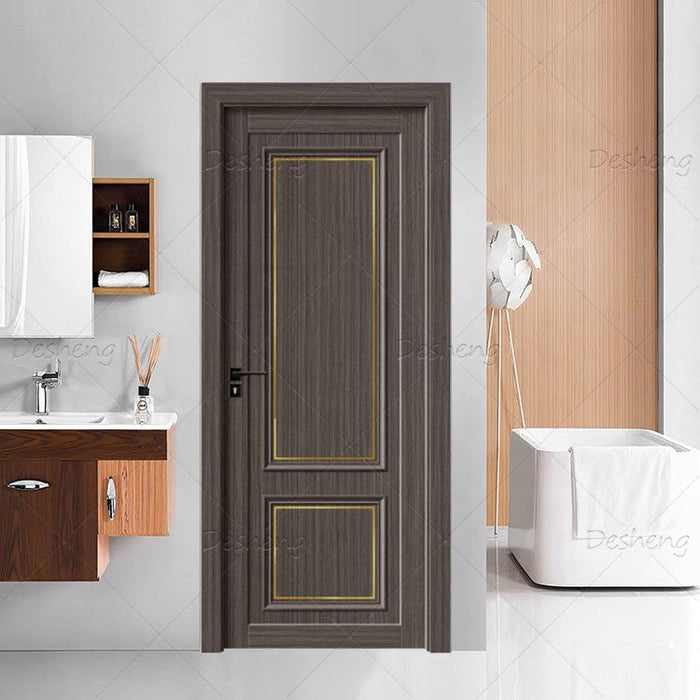 Wholesale Cheap Price Interior Bath Room Door PVC Water Proof WPC Doors