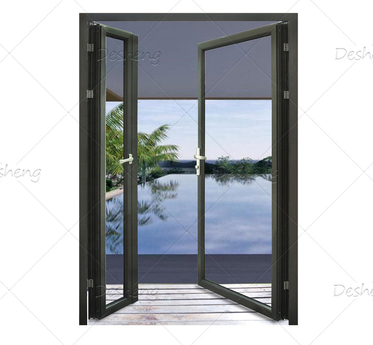 Popular Construction Material Entry Doors Interior Exterior Glass Door And Windows For Houses