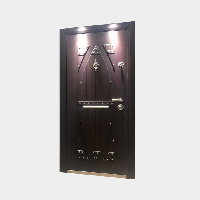 Best Selling Superior Quality Latest Design Turkish Entrance Metal Exterior Front Steel Security Door For Sale